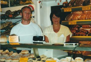 Bernd und Kathrin Haferkorn zur Übernahme des Geschäfts 1992